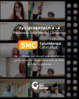 📅 El passat 30 de juny, la Federació Salut Mental Catalunya (SMC) va aprovar, durant la seva Assemblea General Ordinària, la incorporació de la Fundació Via-Guasp com a nova entitat de ple dret.

Durant la sessió, vam poder presentar la nostra tasca i compartir la motivació per formar part de la Federació: sumar esforços per defensar els drets de les persones amb problemes de salut mental.

La vulneració de drets, la manca d’informació en els procediments judicials, l’estigmatització, l’exclusió residencial, el desemparament institucional i les situacions d’abús requereixen una resposta col·lectiva.

👉 Continuem teixint aliances i participant en nous espais per dur a terme la nostra missió.
Gràcies @salutmentalcat i a totes les entitats membres per la confiança 🤝

#SalutMental #DretsHumans #SalutMentalCatalunya #TreballEnXarxa #FundacioViaGuasp