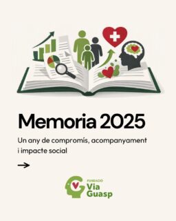 📊 La Memòria del 2025!

Darrere de cada dada hi ha persones, històries i un compromís compartit per defensar els drets i la dignitat de les persones amb diagnòstic en salut mental.

En aquest carrusel us compartim un resum d’algunes de les fites més destacades del 2025. Si voleu conèixer amb més detall la nostra activitat, els projectes desenvolupats i l’impacte de la Fundació durant aquest any, ja podeu consultar la Memòria 2025 completa a la nostra web.

🔗 Enllaç a la bio.

#FundacioViaGuasp #SalutMental #Inclusió #Drets #TercerSector