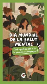 💚 Què significa per a tu acompanyar?

Amb motiu del Dia Mundial de la Salut Mental, hem fet aquesta pregunta a les persones que formen part de la Fundació Via-Guasp, tant professionals com persones ateses.

I és que acompanyar pot tenir molts significats. Pot ser escoltar, compartir, respectar els silencis o, simplement, ser-hi quan algú ho necessita.

Perquè acompanyar no és decidir per l’altre, sinó caminar al seu costat, respectant els seus temps, les seves decisions i la seva manera de viure.

A la Fundació Via-Guasp creiem que acompanyar és, sobretot, reconèixer la persona que tenim al davant. Amb la seva història, els seus drets i la seva veu. 💚

💬 I ara et toca a tu: què significa per a tu la paraula «acompanyar»? Et llegim als comentaris!

#DiaMundialDeLaSalutMental #SalutMental #FundacióViaGuasp #Acompanyament #InclusióSocial